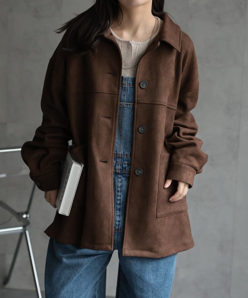 ap retro コート アウター 「選べるデザイン」フェイクレザー