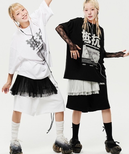HOLY NUMBER 7 tシャツ 「HOLY 7」Lace see-through long sleeve