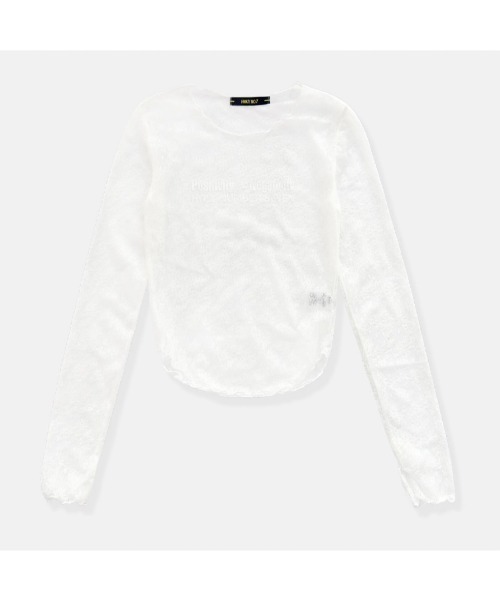 HOLY NUMBER 7 tシャツ 「HOLY 7」Lace see-through long sleeve