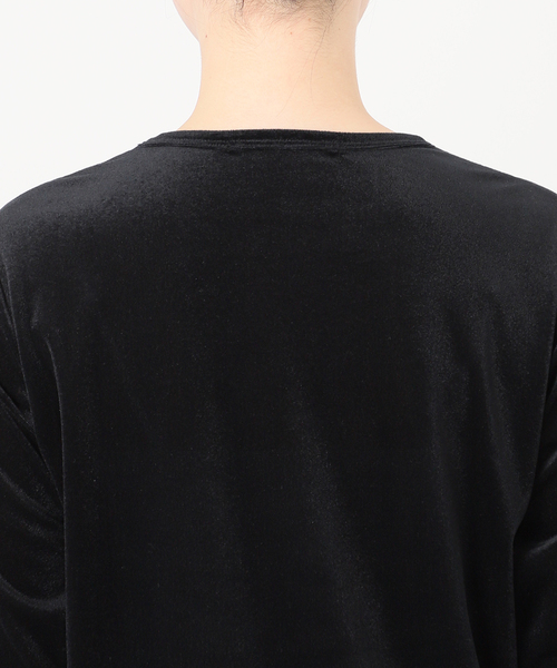 AP STUDIO tシャツ Tシャツ ライトベロアプルオーバー レディース