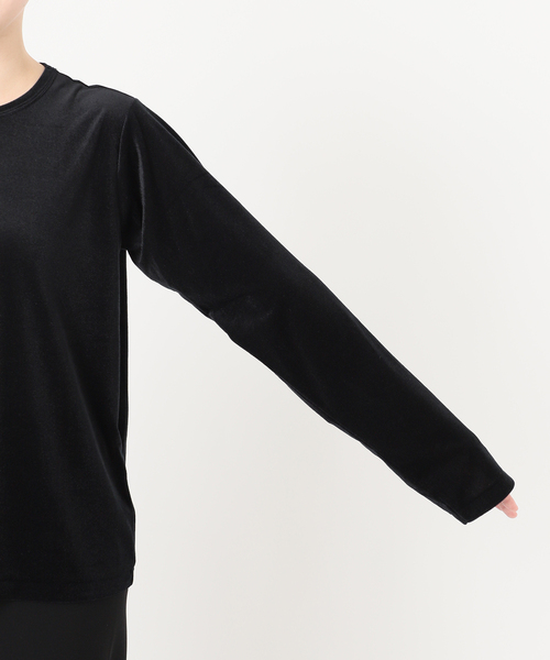AP STUDIO ライトベロアプルオーバー ライトベロアプルオーバー（Tシャツ/カットソー）｜AP STUDIO