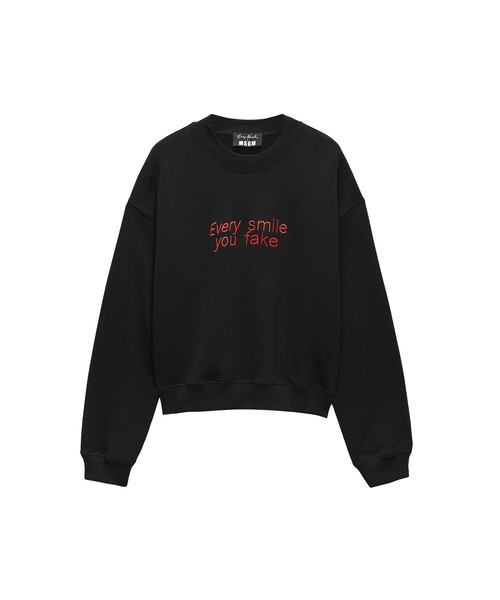 MSGM トレーナー CAMBIO（カンビオ） トレーナー スウェット msw1534-Denim×URAKE