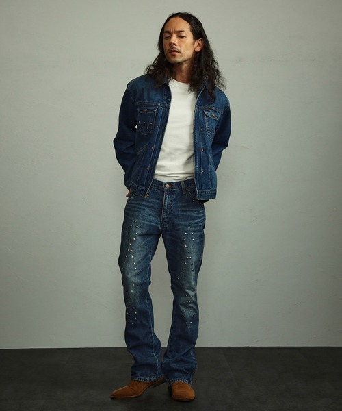 Lee デニムジャケット gジャン Wrangler/ラングラー 24MJZ