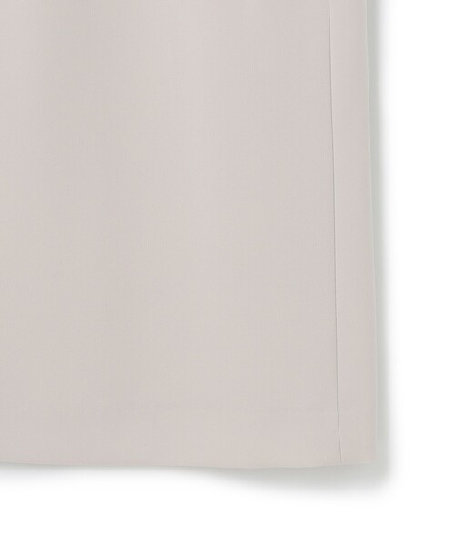 23区☆40サイズ　スリットシフォンスリーブ ワンピース セットアップ対応】トリアセダブルジョーゼット スリットシフォン