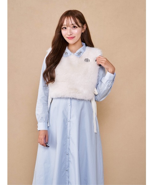 Darich（ダーリッチ） ワンピース ロングフレアシャツワンピース