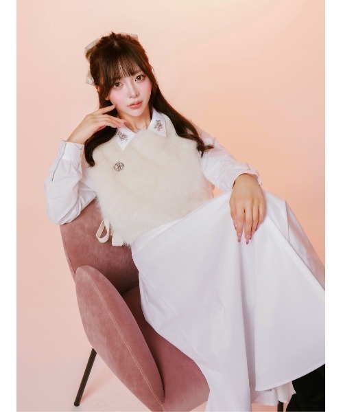 Darich（ダーリッチ） ワンピース ロングフレアシャツワンピース