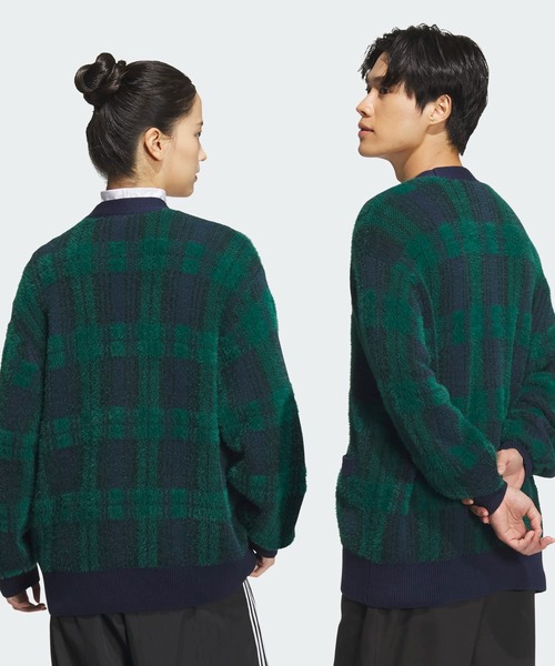 【ADIDAS】ORIGINAL Unisex SPOニットカーディガン★追跡可 adidas カーディガン SPO CARDIGAN / アディダスオリジナルス