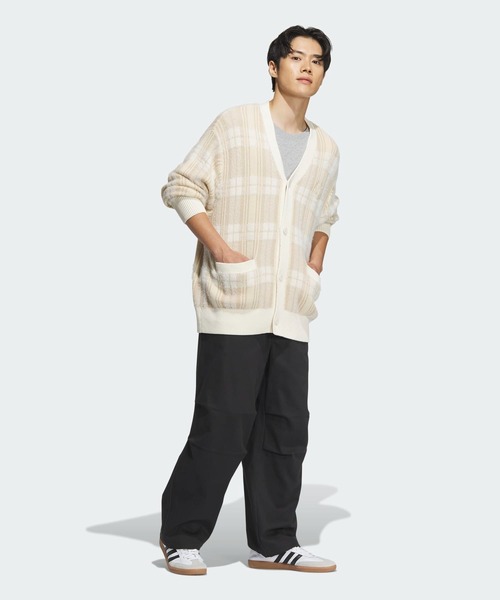 【ADIDAS】ORIGINAL Unisex SPOニットカーディガン★追跡可 adidas｜【公式】アディダス adidas Spo ニットカーディガン