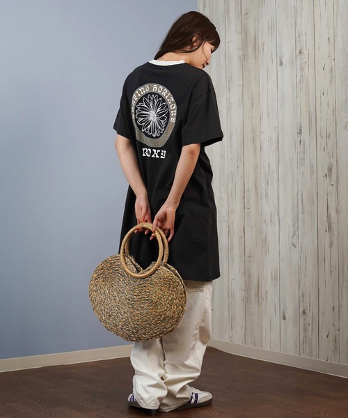 Roxy - ROXY ロキシー ドミニカ共和国 丈長 薄手 半袖 Tシャツ ワンピース 楽天市場】ROXY/ロキシー レディース 半袖 ワンピース RDR201056