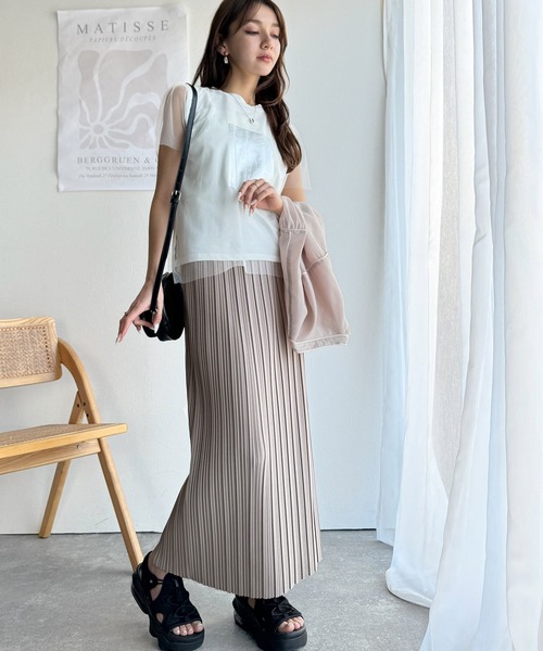 classicalelf スカート 大人の”きちんと見え”を叶える。プリーツ