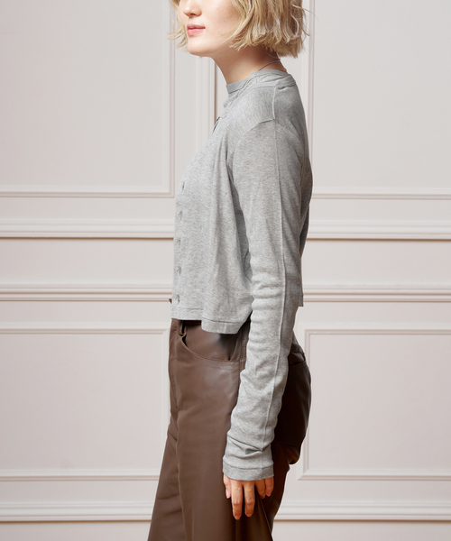 IENA LA BOUCLE カーディガン シアーフライスカーディガン