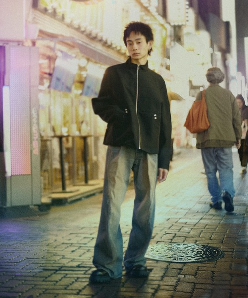 ジャケット・アウター CONTRAST BLOUSON XL CONZ ブルゾン アウター アストロジャケット メンズ : ZOZOTOWN