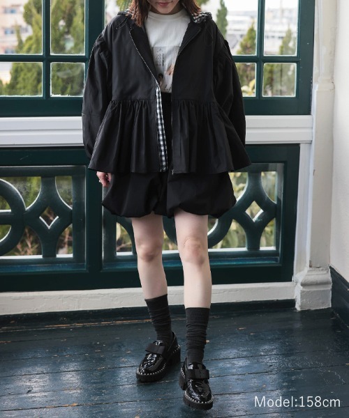 DONOBAN（ドノバン） コート アウター 撥水ペプラムジャケット