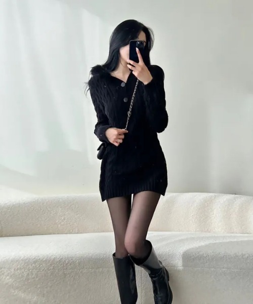 y2k本人期ALEXANDER MCQUEEN 初期のニットワンピース y2k本人期ALEXANDER MCQUEEN 初期のニットワンピース ワンピース