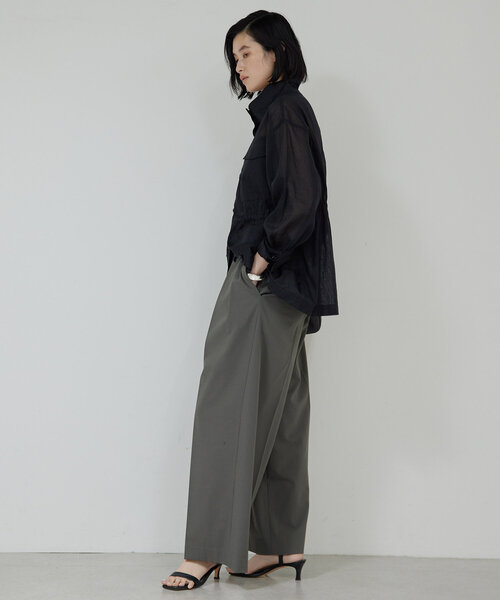 GALLARDAGALANTE パンツ 「5サイズ展開」ダブルタックパンツ