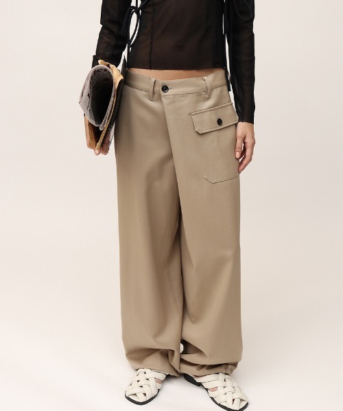 leinwande パンツ leinwande スラックス パンツ Work Wrapped Trousers レディース