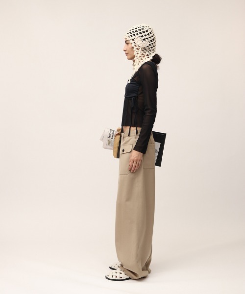leinwande スラックス パンツ Work Wrapped Trousers レディース