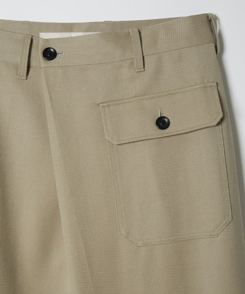 leinwande Work Trousers ベージュ leinwande スラックス パンツ Work Wrapped Trousers レディース
