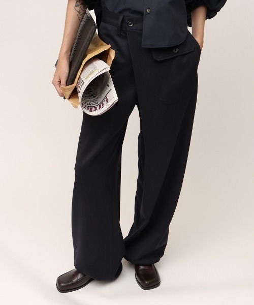 パンツ LEINWANDE WRAP TROUSERS セール】Wrap Trousers（その他パンツ）｜leinwande（ライン