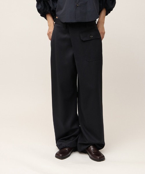 leinwande スラックス パンツ Work Wrapped Trousers レディース