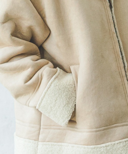 「pairmanon」 ブルゾン FREE チャコールグレー レディース_画像4