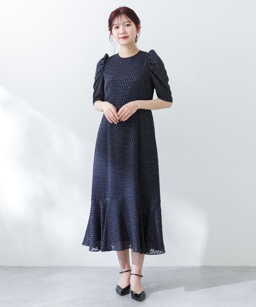 ワンピース 「別注」Chaco×ROSSO カットジャガードドレス : ZOZOTOWN