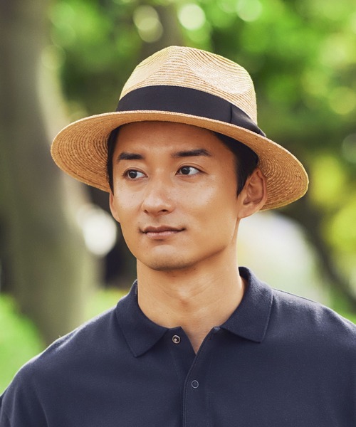 田中帽子店 帽子 ハット 日本製 中折れハット 麦わら帽子 ラルフ Ralf