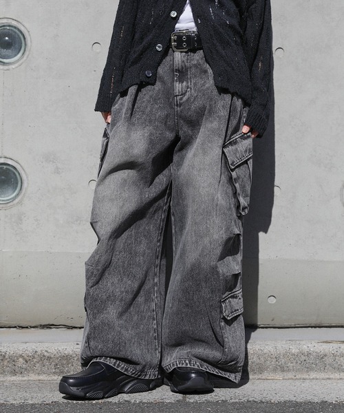ROCHEM（ローシェン） ワイドパンツ カーゴパンツ ヴィンテージ