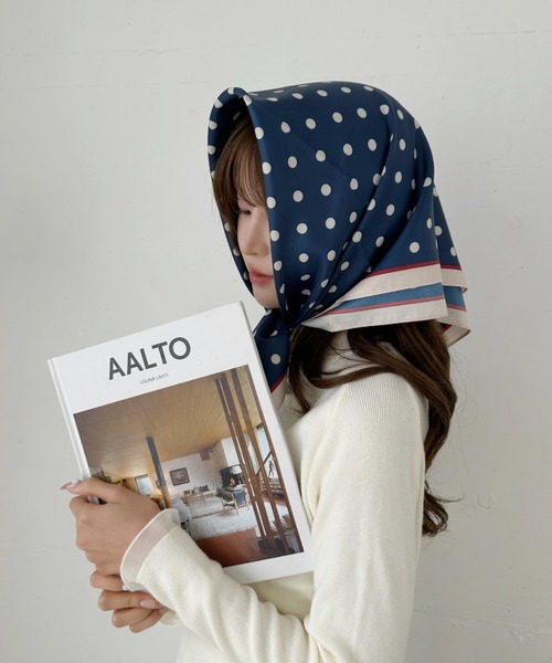 スカーフ バンダナ 「Good Riddance」柄アソート 大判 レディース