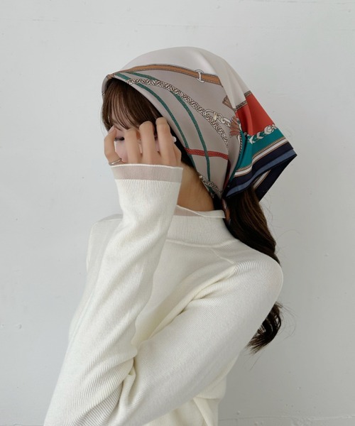 スカーフ バンダナ 「Good Riddance」柄アソート 大判 レディース
