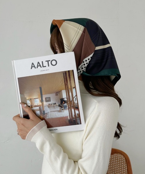 スカーフ バンダナ 「Good Riddance」柄アソート 大判 レディース