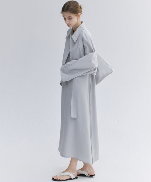 ❁ 6ROKU UNITEDARROWS 【新品タグ付き】ノースリーブワンピース tageechita ワンピース 「tageechita」タイ付き ダブルレイヤー