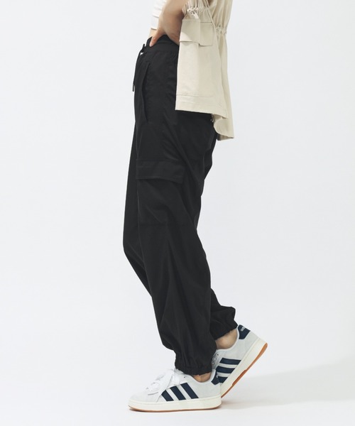 TIGORA（ティゴラ） カーゴパンツ フィットネス 縦畝ワイドカーゴ