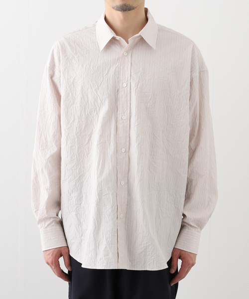 JOURNAL STANDARD シャツ ストライプ ワッシャーファットシャツ