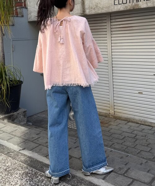 CIAOPANIC TYPY ブラウス シャツ 「India」2WAY綿スラブ