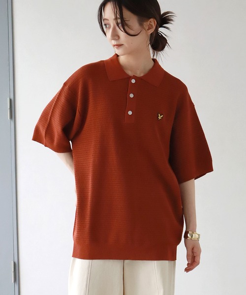 ★新品、未使用★LYLE ＆SCOTT ポロシャツ　半袖 LYLE&SCOTT ポロシャツ 「LYLE＆SCOTT/ライルアンドスコット