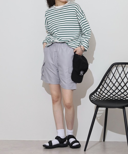 カーゴパンツ Cool touch half cargo pants / 接触冷感 ハーフカーゴパンツ unisex メンズ レディース | FUNALIVE | 13