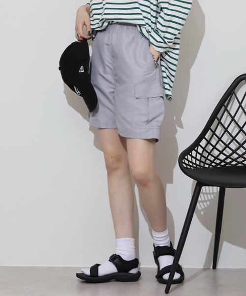 カーゴパンツ Cool touch half cargo pants / 接触冷感 ハーフカーゴパンツ unisex メンズ レディース | FUNALIVE | 10