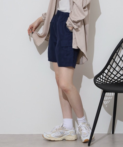 カーゴパンツ Cool touch half cargo pants / 接触冷感 ハーフカーゴパンツ unisex メンズ レディース | FUNALIVE | 24