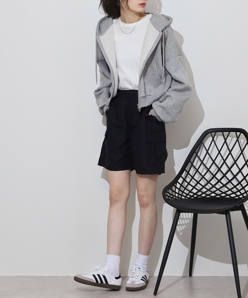 カーゴパンツ Cool touch half cargo pants / 接触冷感 ハーフカーゴパンツ unisex メンズ レディース | FUNALIVE | 09