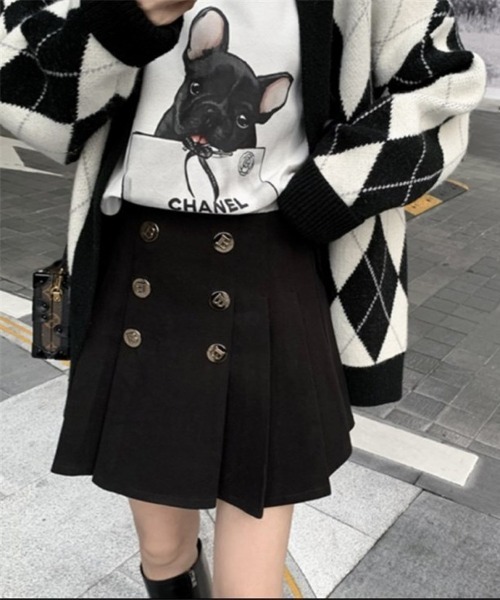 「shameless」 ニットカーディガン FREE ピンク レディース_画像3