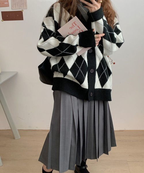 「shameless」 ニットカーディガン FREE ピンク レディース_画像4