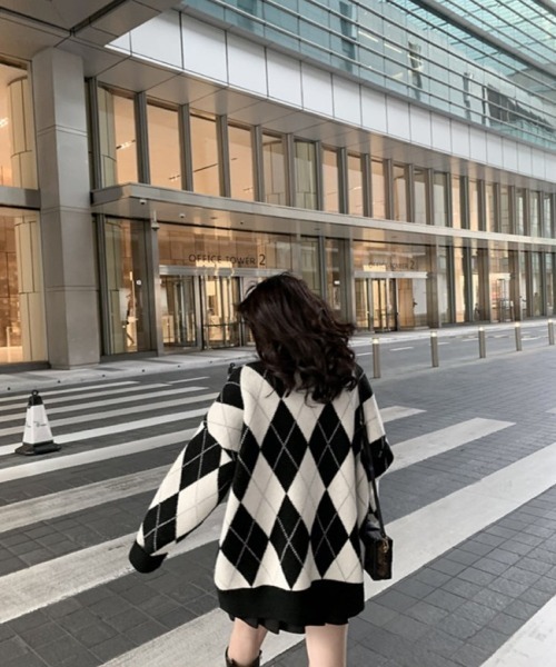 「shameless」 ニットカーディガン FREE ピンク レディース_画像8