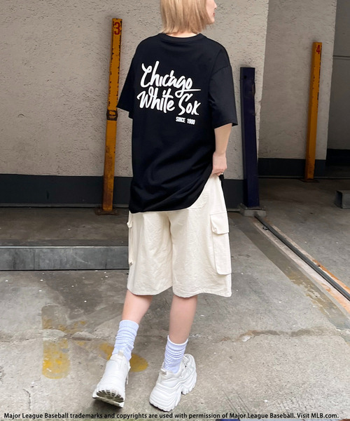 BACK TO THE FIELD ハーフパンツ パンツ 短パン 「MLB」刺しゅうロゴ