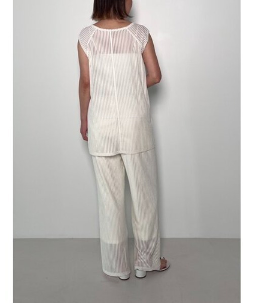 tシャツ 「セットアップ」CHIGNON シアーリブスクエアプルオーバー レディース メンズ CHIGNON tシャツ 「セットアップ」CHIGNON シアーリブスクエア