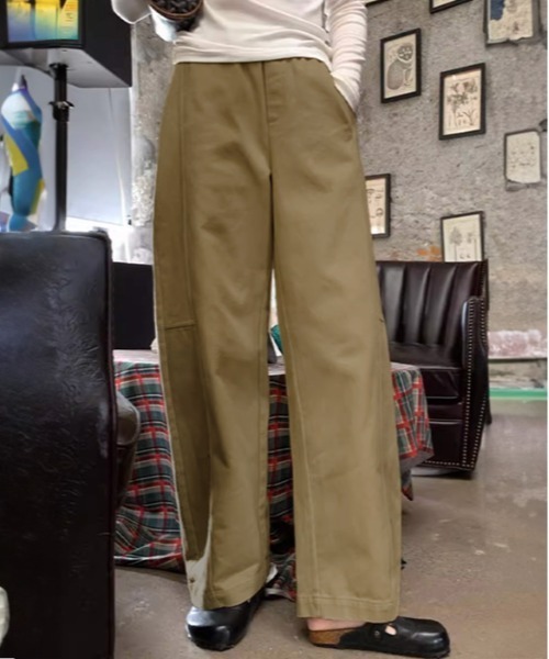 新品未開封　バレルレッグツイルパンツ パンツ バレルレッグツイルパンツ レディース : ZOZOTOWN Yahoo