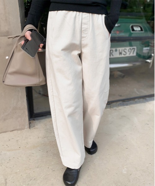 パンツ バレルレッグツイルパンツ レディース : ZOZOTOWN Yahoo