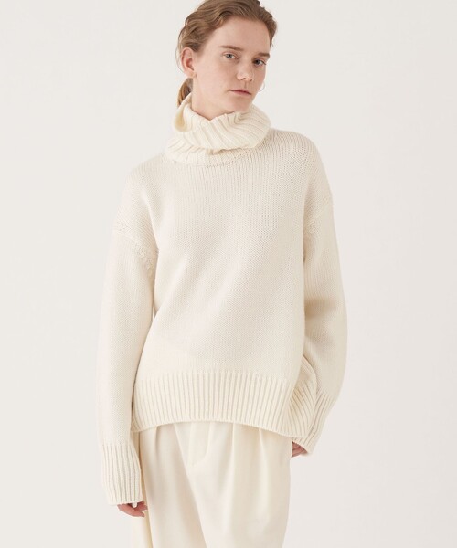 GALERIE VIE（ギャルリー ヴィー） タートルネックニット S ホワイト