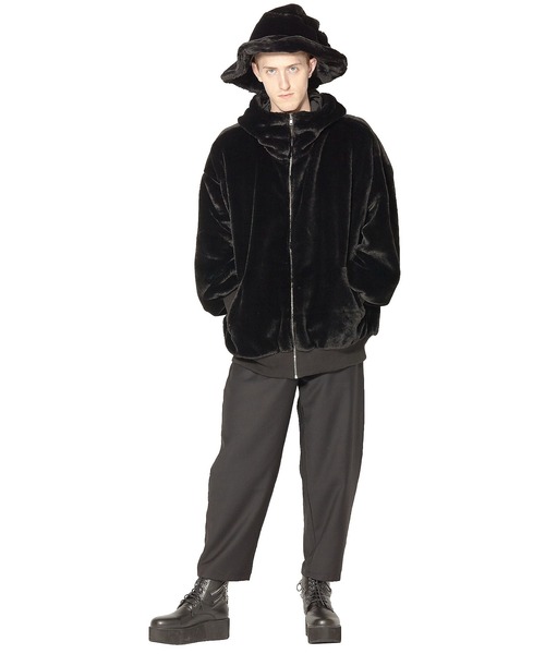 ankoROCK ジップアップブルゾン ONE SIZE ブラック メンズ : ZOZOTOWN