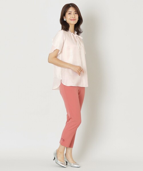 Belchic クロップドパンツ TO BE CHIC」 クロップドパンツ 38 ブラック レディース